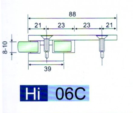 соединитель стекла hi-06c