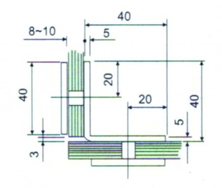соединитель  стекла hi-705