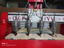 Токарно-фрезерный 4-х шпиндельный станок с ЧПУ