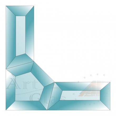 BD-33 Набор из 3 бевелсов, 152х152