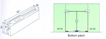 петля нижняя hi-10 